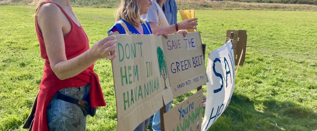 Protesting at Havannah